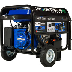 DuroMax 4,850 Watt 7HP Dual Fuel Portable Generator W/ CO Alert 50- State - Grade A Refurbished