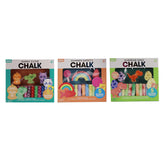 ASSORTED CHALK - SURPRISE DINO ( UPC # 840287958102) , SUMMER SWEETS ( UPC # 840287958089) , KAWAII CUTIE ( UPC # 840287958072) 2 pcs of each
