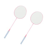 BADMINTON RACKETS WITH CARRY BAG 2 PK PURPLE