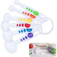 Curious Chef Kid's Cookware 6 pc Measuring Spoon Set