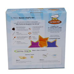Curious Chef Children's 11 pc Denim Chef's Kit
