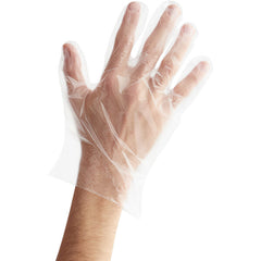 Sentry PPE Disposable HDPE Clear Large Gloves 100pcs