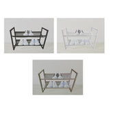 2 TIER FABRIC STORAGE SHELF - 5 BLACK UPC # 1922343014652 - 3 PINK UPC # 1922343014676 - 4 WHITE UPC # 1922343014669