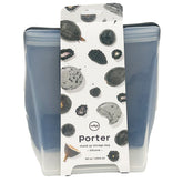 W&P Porter Silicone Reusable Storage Bag, 50oz Stand-Up-CHARCOAL