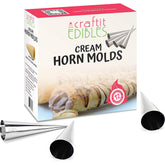 Craftit Edibles Cream Horn Molds Small 12ct