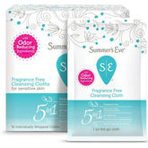 Summer's Eve Fragrance Free Cleansing Cloths, 16 Count