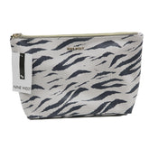 Nine West -ZEBRA PATTERN PU TOP ZIP COSMETIC BAG