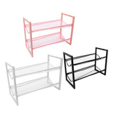 2 TIER FABRIC STORAGE SHELF - 5 BLACK UPC # 1922343014652 - 3 PINK UPC # 1922343014676 - 4 WHITE UPC # 1922343014669