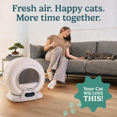 PurrTek Automatic Self-Cleaning Cat Litter Box - Gray
