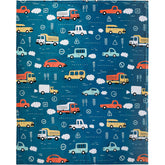 Cars And Trucks Throw Blanket - 50 x 60