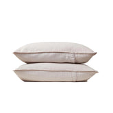 Silk & Snow - Muslin Sham Set - Standard (oat)