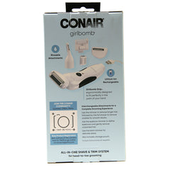 CONAIR LADIES SHAVE & TRIM SYSTEM ALL-IN-ONE