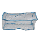 Clear Bag With Blue Trim And Handle