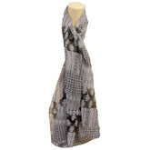 Scarf Light Weight Assorted Black and White / Navy and White