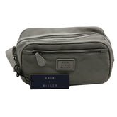 BAIN MILLER - NYLON TOILETRY BAG - GREY