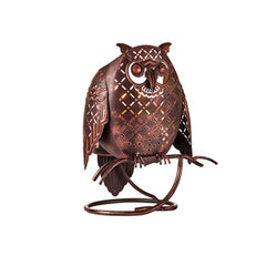 Rustic Owl Jar Holder