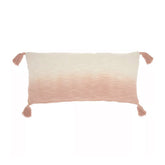 Nourison Lifestyle - AQ130 - BLUSH - 14X30IN 100% cotton shell with poly fill. Zipper closure.