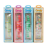 CANDY WATCH BANDS - ASSORTED COLORS - 38/40/41 MM - PINK (UPC # 195207079772) 4 pcs , BLUE (UPC # 195207079789) 3 pcs, GREEN (UPC # 195207079765) 4 pcs, - 42/44/45 MM YELLOW (UPC # 195207079833) 1 pc