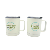 In the Kitchen with David Set of (2) 14-oz Travel Mugs