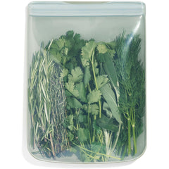 W&P Porter Silicone Reusable Storage Bag, 46oz-SAGE