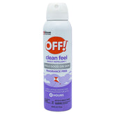 OFF! Clean Feel Insect Repellent 12/5oz Aerosol Cans Fragrance Free