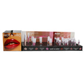 Markwins Beauty Brands Wet n Wild (32) Assorted Color Mega Slicks Lip Gloss (24) Assorted Color Lip Moisture - 56 pcs Display