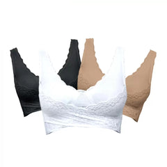 CaraMia Bra Nude, White, Black 3pk 3X F/E