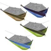 BLISS TO GO CAMPING HAMMOCK W/ MOSQUITO NET PDQ- 4 ASST COLORS
