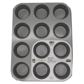 EVENWAVE NONSTICK 12 CUP MUFFIN - 2.9 Inch. / 7.3 cm cups