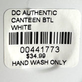 Discovery Cove Authentic 17 oz Canteen Bottle Stainless Double Wall Vacuum Matte White With Pre Priced Sticker $34.99