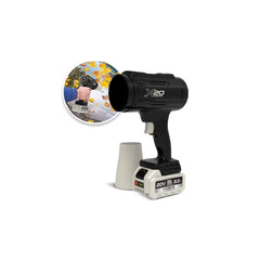 20V Cordless Blower Kit | 5Ah Battery, Charger & Nozzle – Black