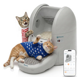 PurrTek Max Smart Self Cleaning Litter Box Grey