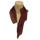 Neck Scarf Solid Color Burgundy - Light weight -Solid Color