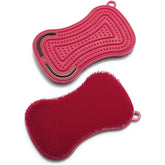 GreenLife Multipurpose Silicone 2 Pack Sponge and Scrubber - Red - Bulk