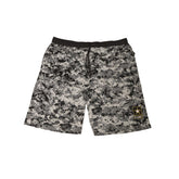 BIG & TALL MEN'S US ARMY - CVC FRENCH TERRY - BLACK CAMO (WS# 81099) ~ Shorts