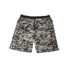 BIG & TALL MEN'S US ARMY - CVC FRENCH TERRY - BLACK CAMO (WS# 81099) ~ Shorts
