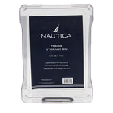 Clear bin with cool grey 11C handle Storage bin Size: 30.2x22x13cm