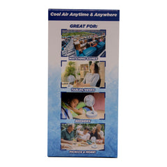 Portable Foldable Fan Cool Air Anytime & Anywhere