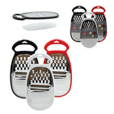 Sharp Chef Cheese Grater w/ catch box Assorted Colors (8)Black, (8)White, (8)Red
