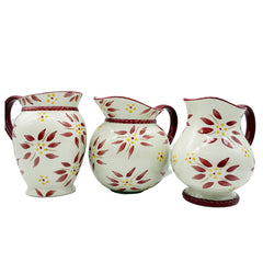 Temp-tations Old World Set of 3 Mini Pitchers - Red