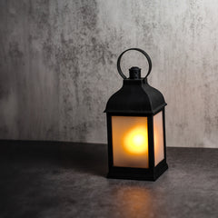HARPER LANTERN ~ Dimensions: 4 x 9 LED lights, 3x AAA Batteries (not included) 5 hour timer