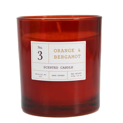 APOTHECARY GLASS CANDLE ASSORTED - Vanilla, Mint Eucalyptus, Orange Bergamot, Tuberose Wood, Amber Peony