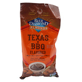 Blue Diamond TEXAS BBQ - 8ct - 4 oz bags/PDQ - Exp. 05/26 - Comes in a 8ct PDQ - Sold as PDQ