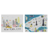 1000 PIECE PUZZLE - ASSORTED THE BIG APPLE ( UPC # 840287906820) , (6) THE NYC MAP(UPC # 840287906837) -6 pcs each