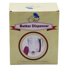 Pancake Batter Dispenser Tool Cupcake Cake Dispenser Perfect for Baking Cupcakes Waffles Cakes and Muffins with Measuring Label Easy to Clean