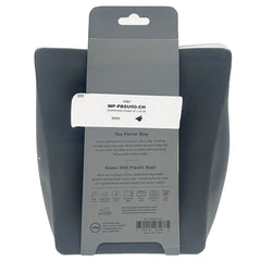 W&P Porter Silicone Reusable Storage Bag, 50oz Stand-Up-CHARCOAL