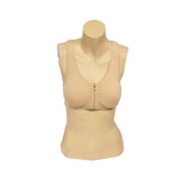 Genie Zip Padded Bra Nude / Medium - Mail Order -As Seen On TV