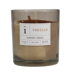 APOTHECARY GLASS CANDLE ASSORTED - Vanilla, Mint Eucalyptus, Orange Bergamot, Tuberose Wood, Amber Peony