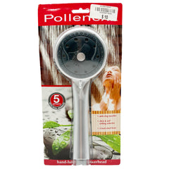 Conair HAND 5 S SHOWERHEAD CHROME, $10 PrePriced - - REPACKED