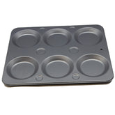 Non Stick 6 Cup Muffin Pan - No Retail Packaging